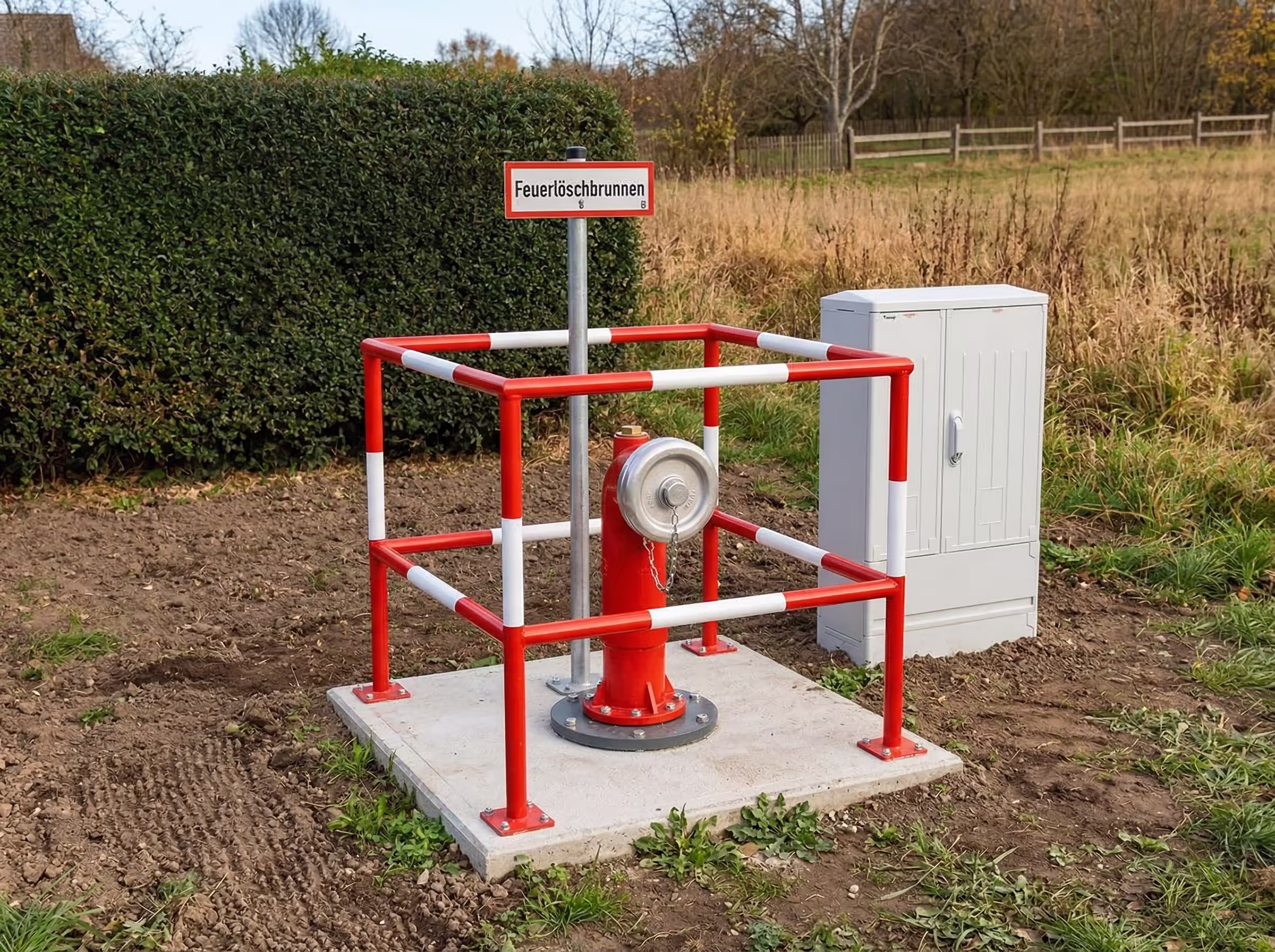 Feuerlöschbrunnen – Oberflurhydrant nach DIN 14220